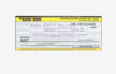 WESTERN UNION  friendlycheckcashing